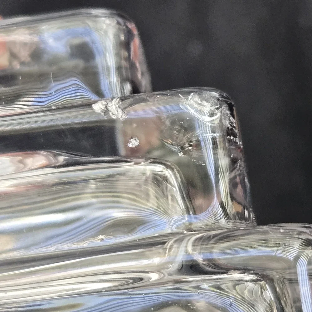 Glass Decorative Christian Cross Figurine
